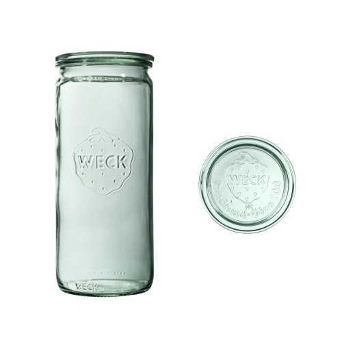 Słoik Zylinder 1450/1590 ml z pokrywą - op. 6 szt