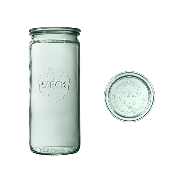 Słoik Zylinder 1450/1590 ml z pokrywą - op. 6 szt