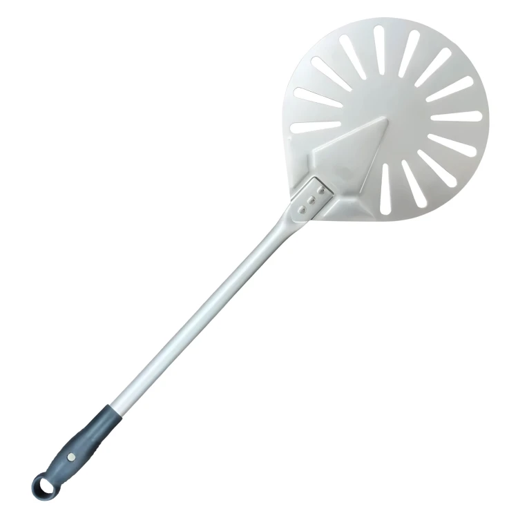 Łopata do pizzy okrągła, perforowana - dł. 53 cm