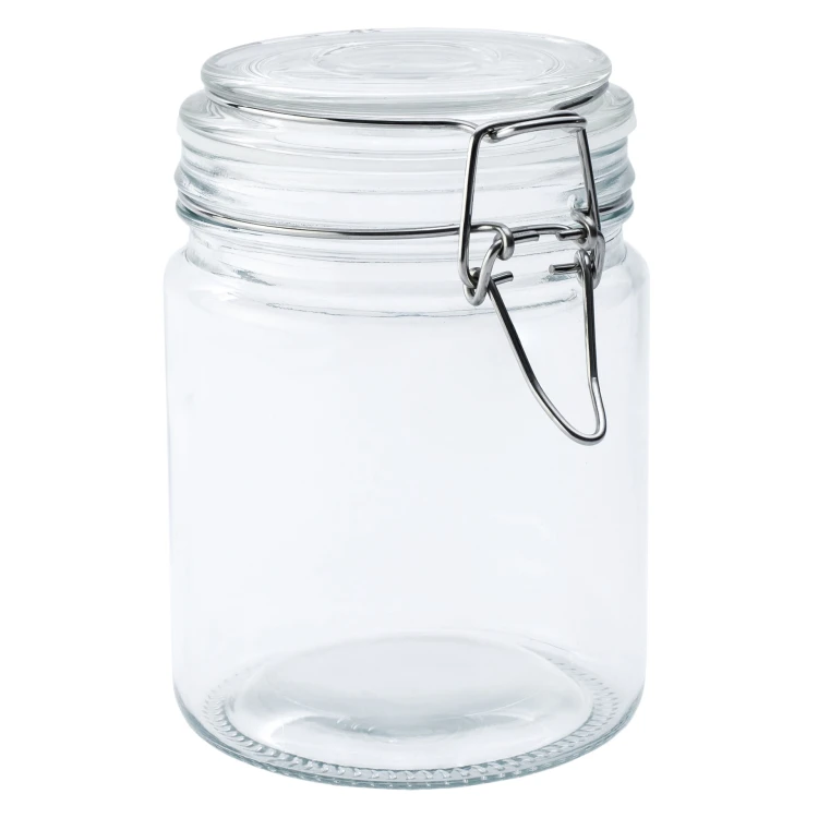 Słoik 700 ml, z klamrą, 4 szt.