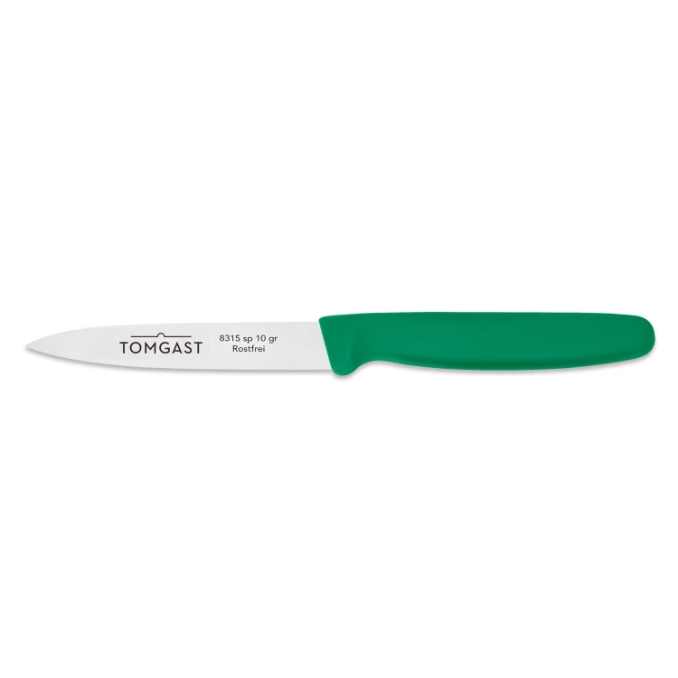 Nóż uniwersalny, 10 cm, zielony