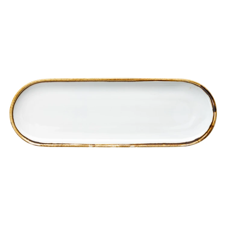 Półmisek, 30x10 cm, brązowy, Slow