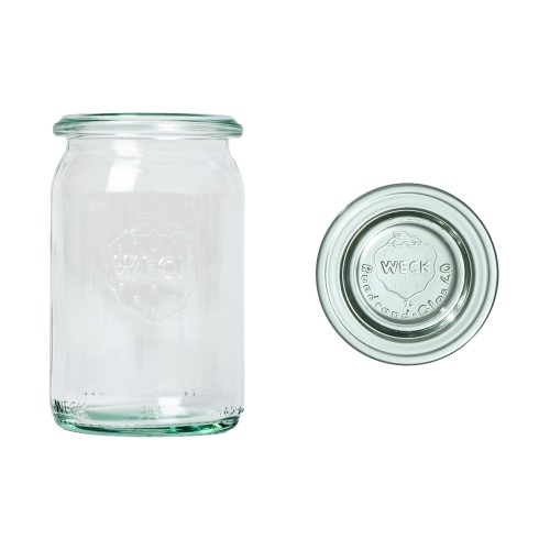 Słoik 125/145 ml, z pokrywką, Zylinder, 12 szt.