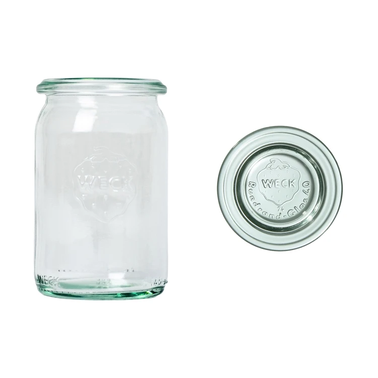 Słoik 125/145 ml, z pokrywką, Zylinder, 12 szt.