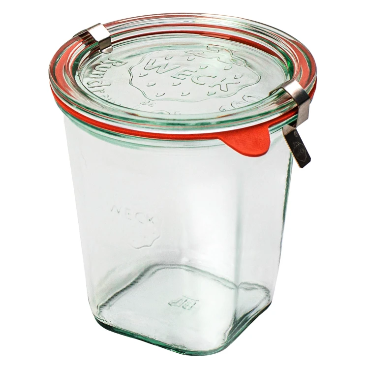 Słoik 450/545 ml, komplet, Quadro, 6 szt.