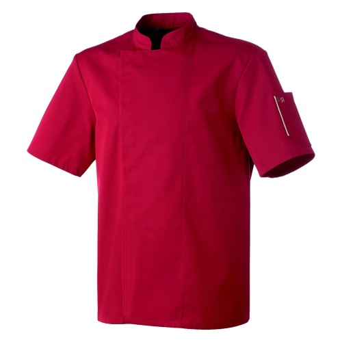 Bluza kucharska, kr. ręk., czerwona, XXL, Nero
