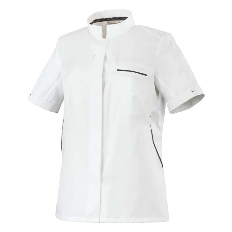 Bluza kucharska, kr. rękaw, biała, XS, Escale