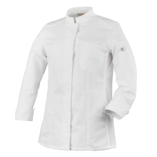 Bluza kucharska, dł. rękaw, biała, S, Elbax