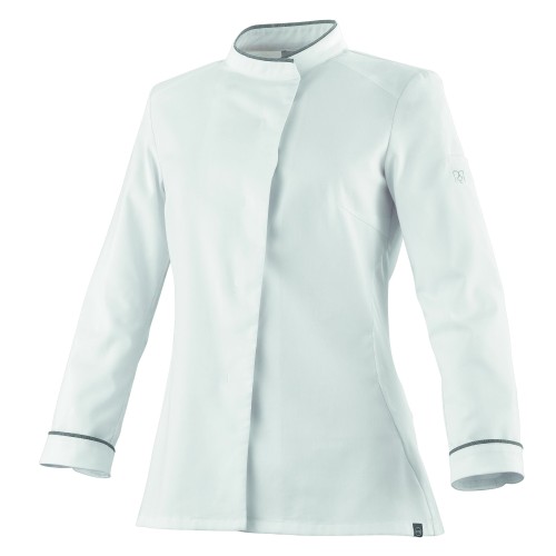 Bluza kucharska, dł. rękaw, biała, L, Cavane