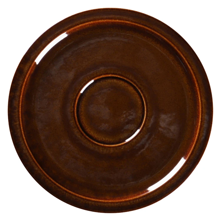 STONE Spodek 16,3 cm bursztynowy