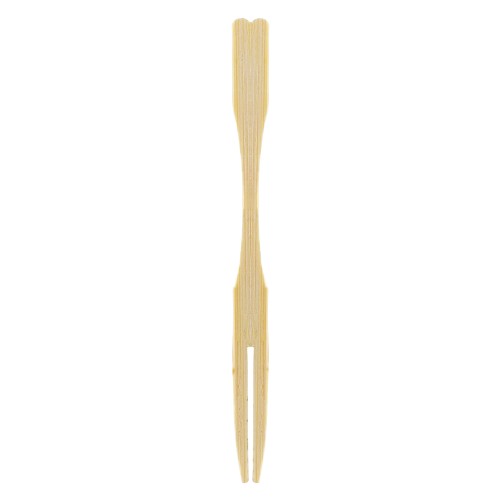 Widelec jednorazowy, 9 cm, bambusowy,  100 szt.