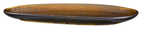 Talerz płaski, owalny, 33x18 cm, Fire