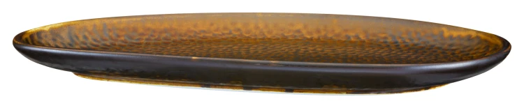 Talerz płaski, owalny, 33x18 cm, Fire
