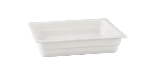 Naczynie GN 2/3-022, porcelana, białe, Buffet