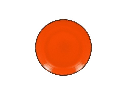 Talerz płaski, 24 cm, pomarańczowy, Fire