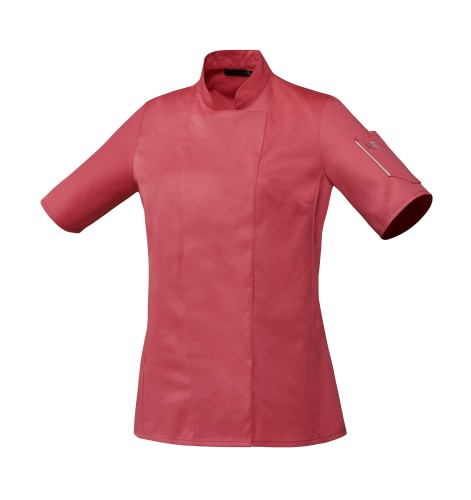 Bluza kucharska, kr. ręk., malina, S, Unera