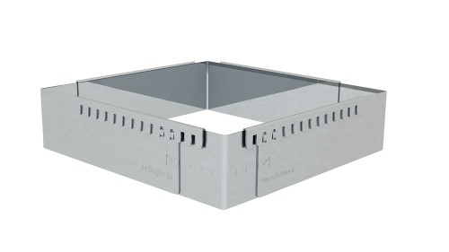 Rant cukierniczy, regulowany 43x29x7,5 cm