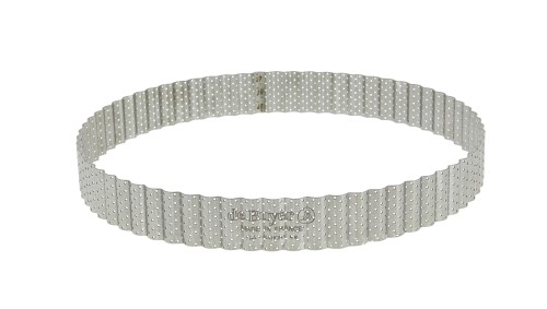 Rant cukierniczy, perforowany, falowany, 24 cm