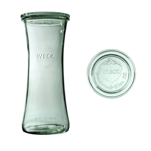 Słoik 650/700 ml, z pokrywką, Deli, 6 szt.