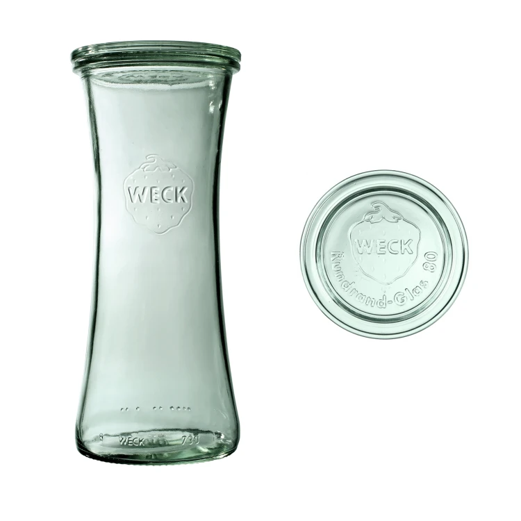 Słoik 650/700 ml, z pokrywką, Deli, 6 szt.