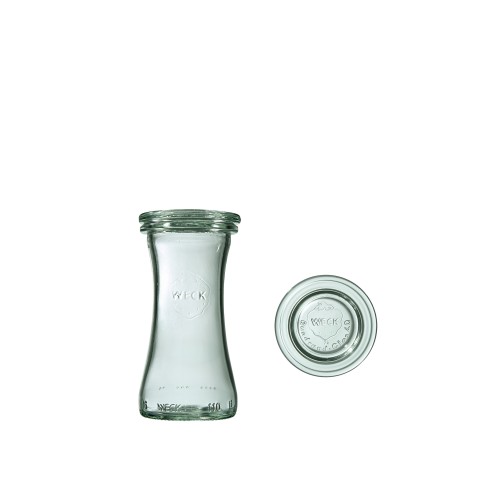 Słoik 100 ml, z pokrywką, Deli, 6 szt.