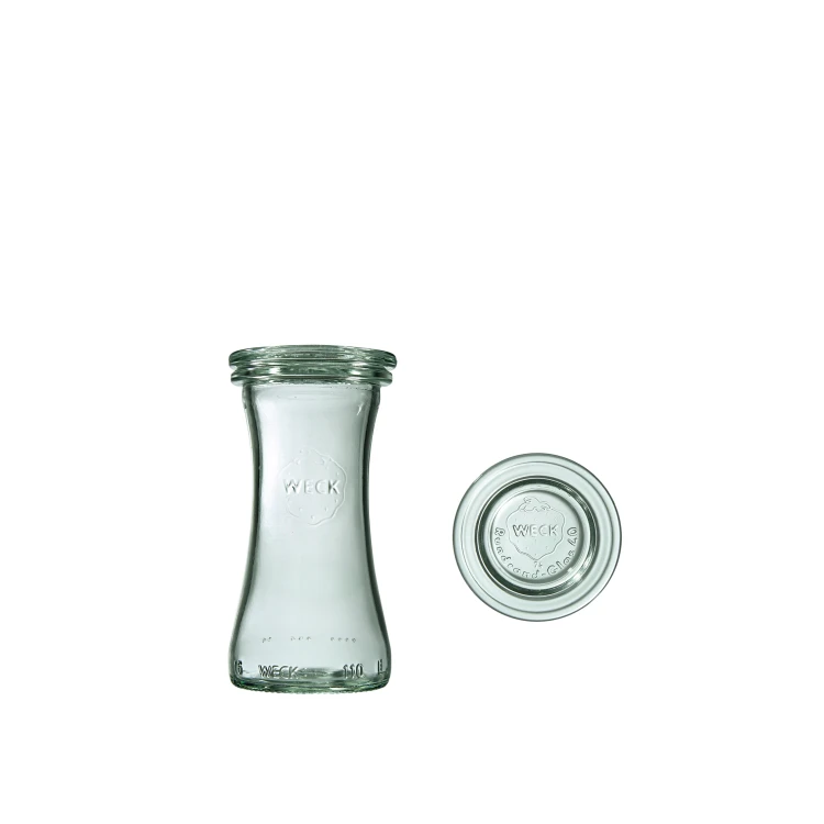 Słoik 100 ml, z pokrywką, Deli, 6 szt.