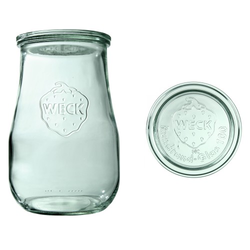 Słoik 1750 ml, z pokrywką, Tulip, 4 szt.