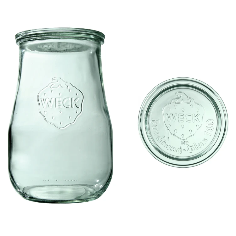 Słoik 1750 ml, z pokrywką, Tulip, 4 szt.