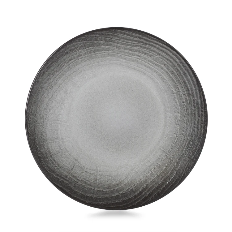 SWELL Talerz płaski 21,5 cm czarny piasek