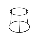 Podstawa bufetowa, 25 cm, czarna