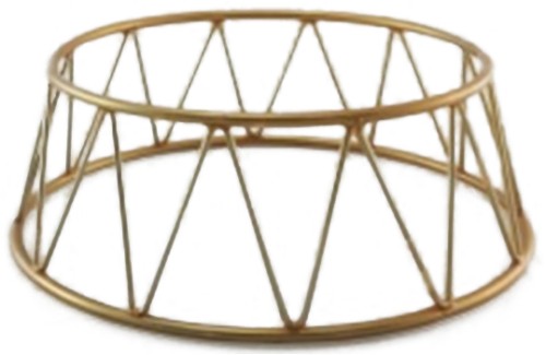 Podstawa bufetowa, 25 cm, złota