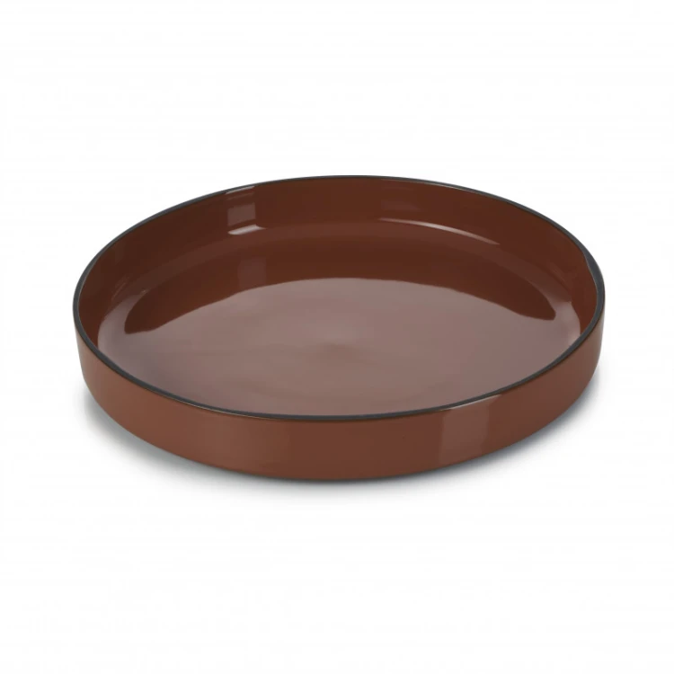 Talerz głęboki, 500 ml, brązowy, Caractere