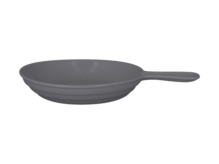 Patelnia porcelanowa 16 cm szara