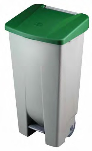 Pokrywka pełna do kosza DE-23400, zielona