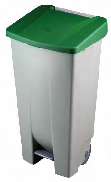 Pokrywka pełna do kosza DE-23400, zielona
