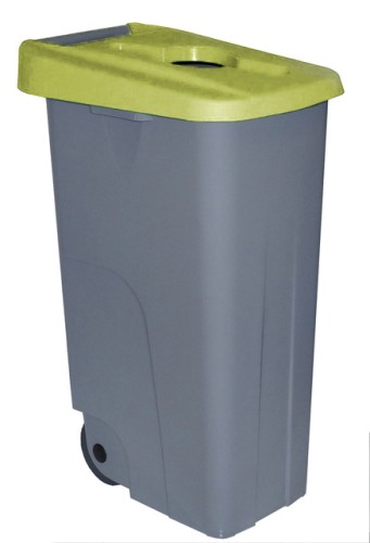 Pokrywka z otworem do kosza DE-23250, żółta