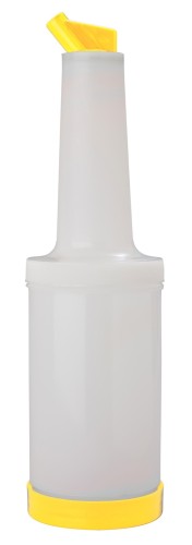Butelka, 1 l, żółta