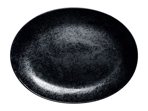 Półmisek owalny, 32x23 cm, Karbon