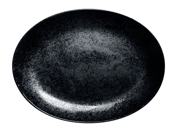 Półmisek owalny, 36x27 cm, Karbon