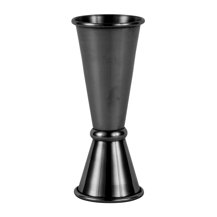 Miarka barmańska, japońska, 30-45 ml, czarna