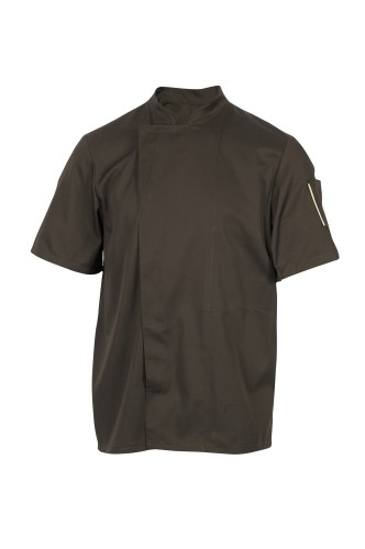 Bluza kucharska, kr. ręk., brąz, S, Nero