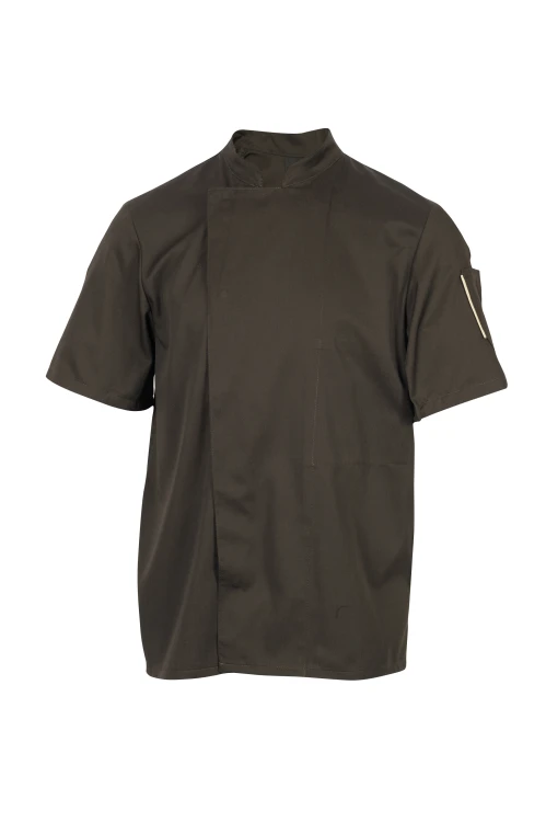Bluza kucharska, kr. ręk., brąz, M, Nero