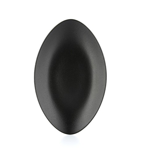 Talerz owalny, 35x22,3 cm, czarny, Equinoxe