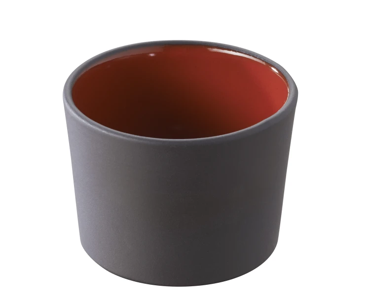 Miseczka, 150 ml, grafitowo-czerwona, Solid