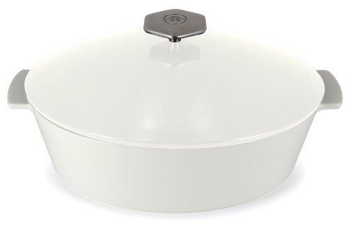 REVOLUTION 2 Garnek z białą pokrywką, 3,6 l
