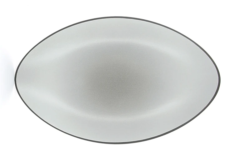 Talerz owalny, 35x22,3 cm, czarno-szary, Equinoxe