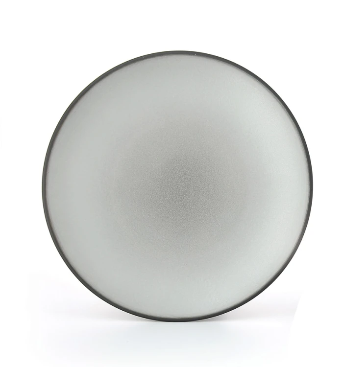 Talerz płaski, 31,5 cm, czarno-szary, Equinoxe
