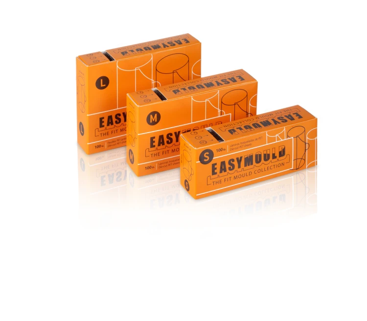 Formy jednorazowe, walec, 2,5x4 cm, 100 szt.