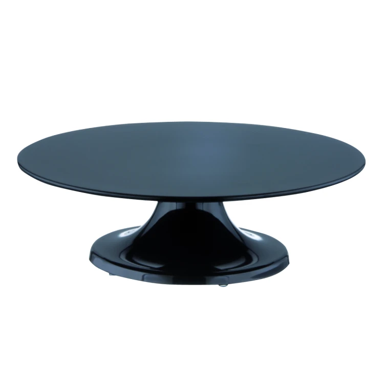 Patera na nóżce do ciasta, 32 cm, czarna