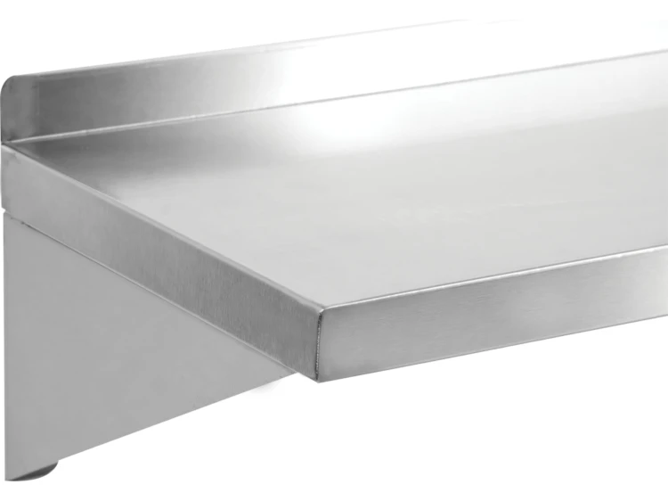 PÓŁKA WISZĄCA Z RANTEM POJEDYNCZA 1500X300X180MM